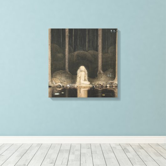 John Bauer Tuvstarr CC0247 Large Canvas Afdruk (Insitu (Houten vloer))