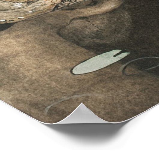 John Bauer Tuvstarr CC0789 Medium Poster (Hoek)