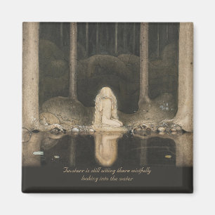 John Bauer Tuvstarr door het bosgebied CC1038 Magneet