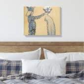 John Bauer - Zet de Prins dan een kroon op goud Canvas Afdruk (Insitu (Slaapkamer))