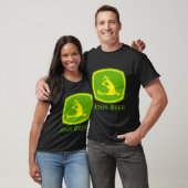John Beer Shirt voor boer met groene tractor (Unisex)