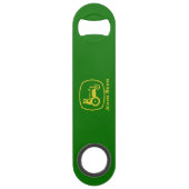 John Beer Steel Bottle Opener Speed Flessenopener (Achterkant)