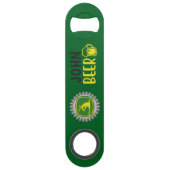 John Beer Steel Bottle Opener Speed Flessenopener (Achterkant)
