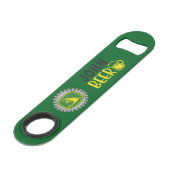 John Beer Steel Bottle Opener Speed Flessenopener (Achterkant Gekanteld)