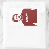 John Belushi Cycling Rechthoekige Sticker (Tas)