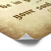 John Bible Beloved, ik wens u veel succes toe Poster (Hoek)