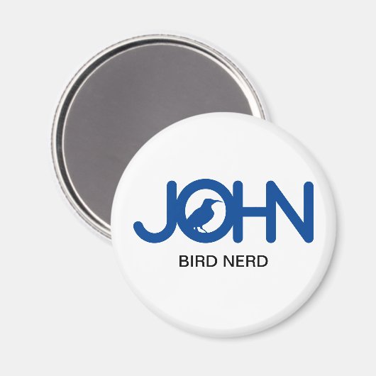 John Bird Nerd Magneet (Voorkant / Achterkant)