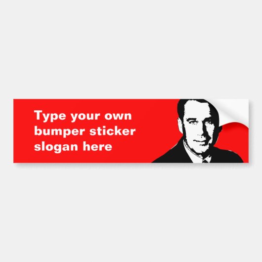 John Boehner Bumpersticker (Voorkant)