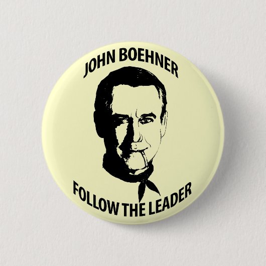 John Boehner Ronde Button 5,7 Cm (Voorkant)