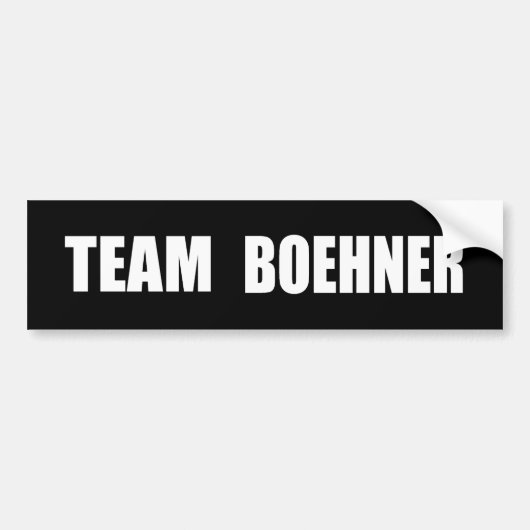 JOHN BOEHNER-verkiezingstandar Bumpersticker (Voorkant)