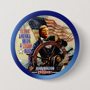John Bolton voor President 2016 Ronde Button 7,6 Cm