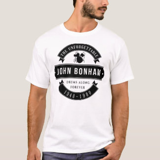 John Bonham 1948 1980 Muziek T-shirt