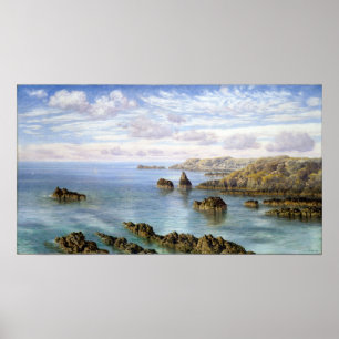 John Brett Southern Coast of Guernsey Poster