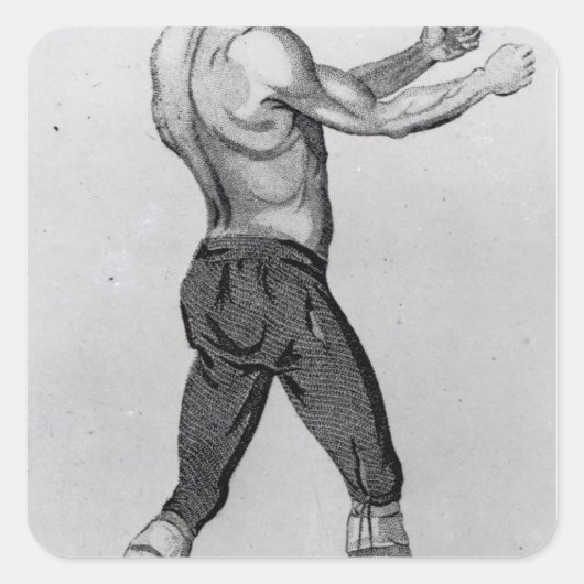 John Broughton Vierkante Sticker (Voorkant)