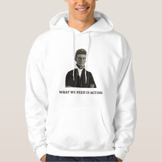 John Brown Abolitionist VS Geschiedenis Leraar Bur Hoodie