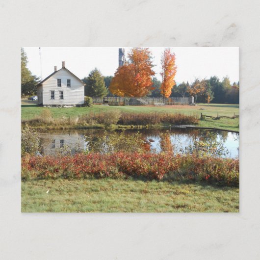 John Brown Boerderij Historic Adirondack Autumn Gr Briefkaart (Voorkant)