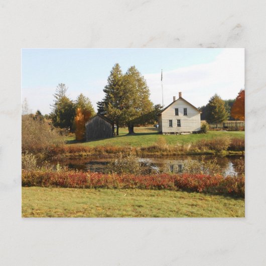 John Brown Boerderij Historic Adirondack Autumn Gr Briefkaart (Voorkant)