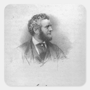 John Brown Vierkante Sticker