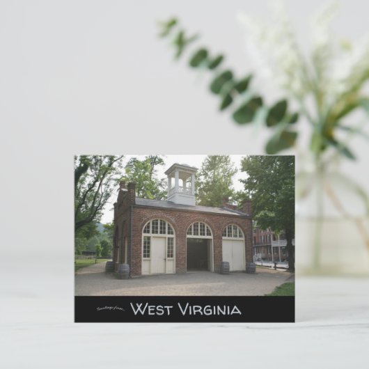 John Brown's Fort Harpers Ferry West Virginia Briefkaart (Staand voorkant)