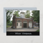 John Brown's Fort Harpers Ferry West Virginia Briefkaart (Voorkant / Achterkant)