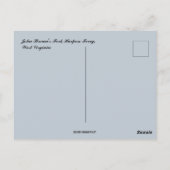John Brown's Fort Harpers Ferry West Virginia Briefkaart (Achterkant)