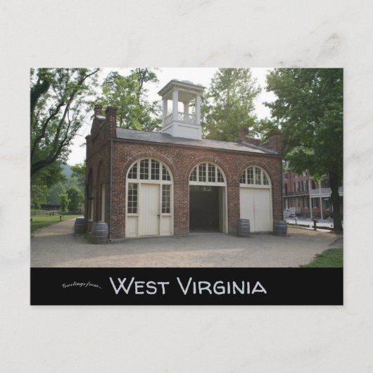 John Brown's Fort Harpers Ferry West Virginia Briefkaart (Voorkant)
