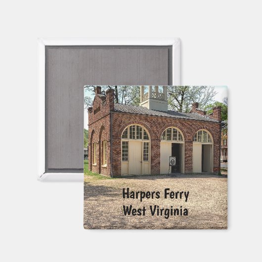 John Browns Fort in Harpers Ferry West Virginia Magneet (Voorkant / Achterkant)