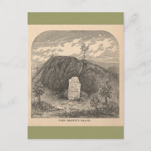 John Brown's Grave Briefkaart (Voorkant)