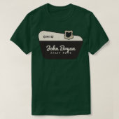 John Bryan State Park Ohio Welkomstbord T-shirt (Design voorkant)