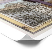 John Bull en de Architect Wot bouwen de Arches Poster (Hoek)