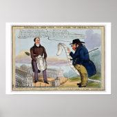 John Bull en de Architect Wot bouwen de Arches Poster (Voorkant)