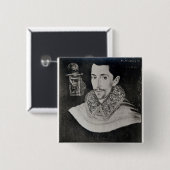 John Bull Vierkante Button 5,1 Cm (Voorkant /achterkant)