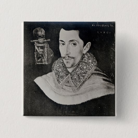 John Bull Vierkante Button 5,1 Cm (Voorkant)