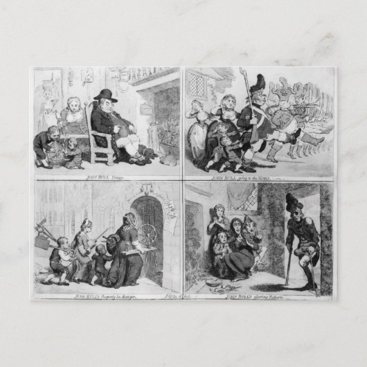 John Bull's Progress Briefkaart (Voorkant)