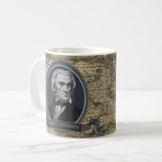 John C Calhoun Historische Mok (Voorkant links)