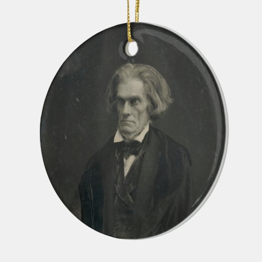 John C. Calhoun van Mathew Brady 1849 Keramisch Ornament (Links)