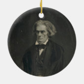 John C. Calhoun van Mathew Brady 1849 Keramisch Ornament (Achterkant)