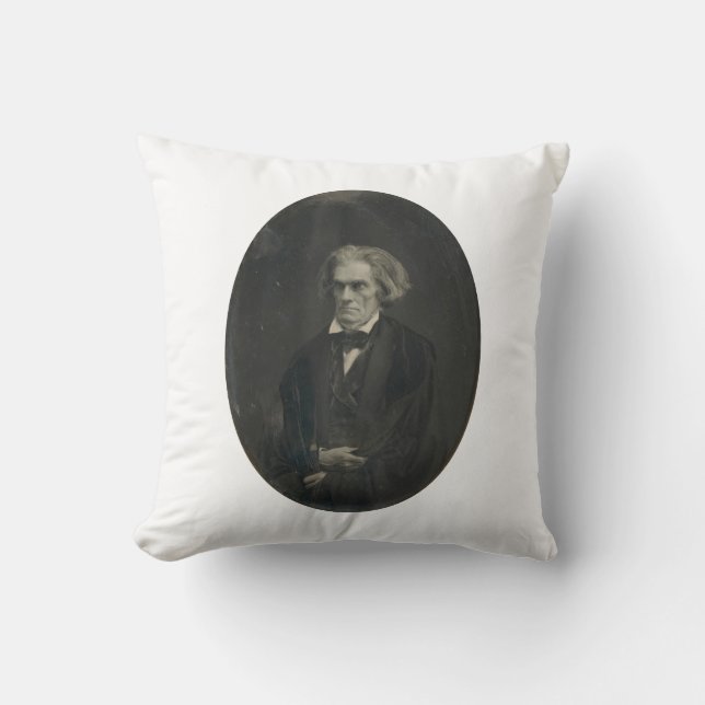 John C. Calhoun van Mathew Brady 1849 Kussen (Voorkant)