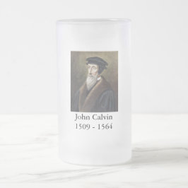 John Calvin Beer Stein - Reformatie Matglas Bierpul