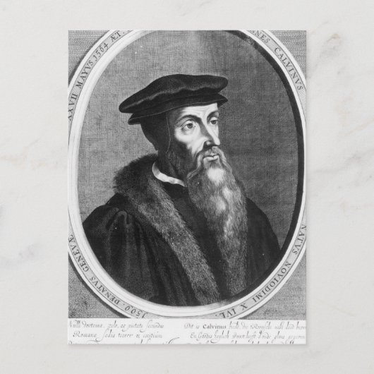 John Calvin Briefkaart (Voorkant)
