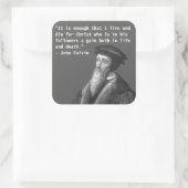 John Calvin (leven en dood) sticker (Tas)