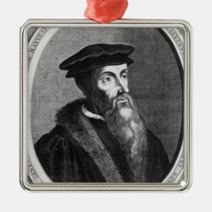 John Calvin Metalen Ornament
