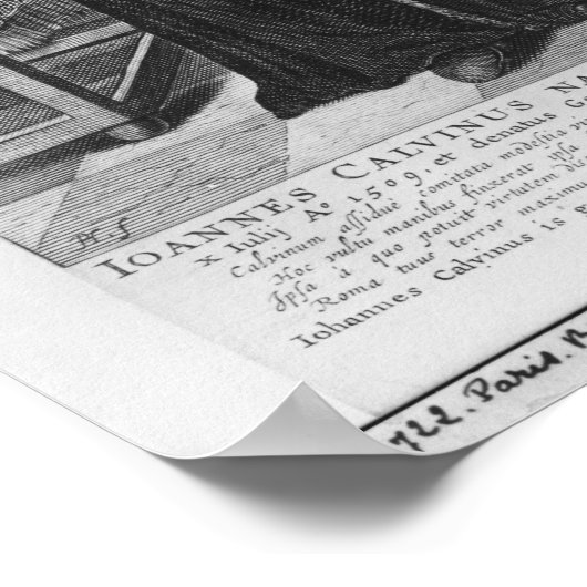 John Calvin Poster (Hoek)