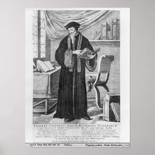 John Calvin Poster (Voorkant)
