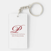 John Calvin Sleutelhanger (achterkant)