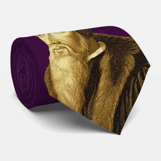 John Calvin Stropdas #8 (Opgerold)