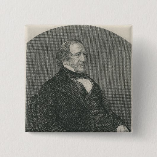 John Campbell, 1st Baron Campbell van St. Vierkante Button 5,1 Cm (Voorkant)