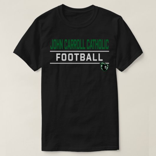 John Carroll rooms Cavaliers Footba T-shirt (Design voorkant)