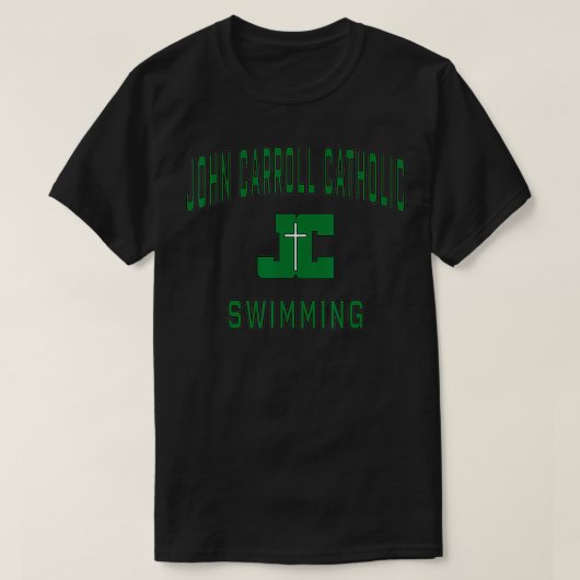 John Carroll rooms Cavaliers Swimmi T-shirt (Design voorkant)