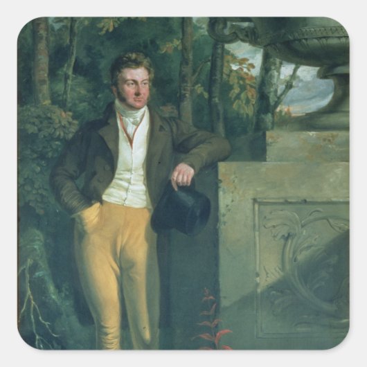 John Charles, 3rd Earl Spencer Vierkante Sticker (Voorkant)